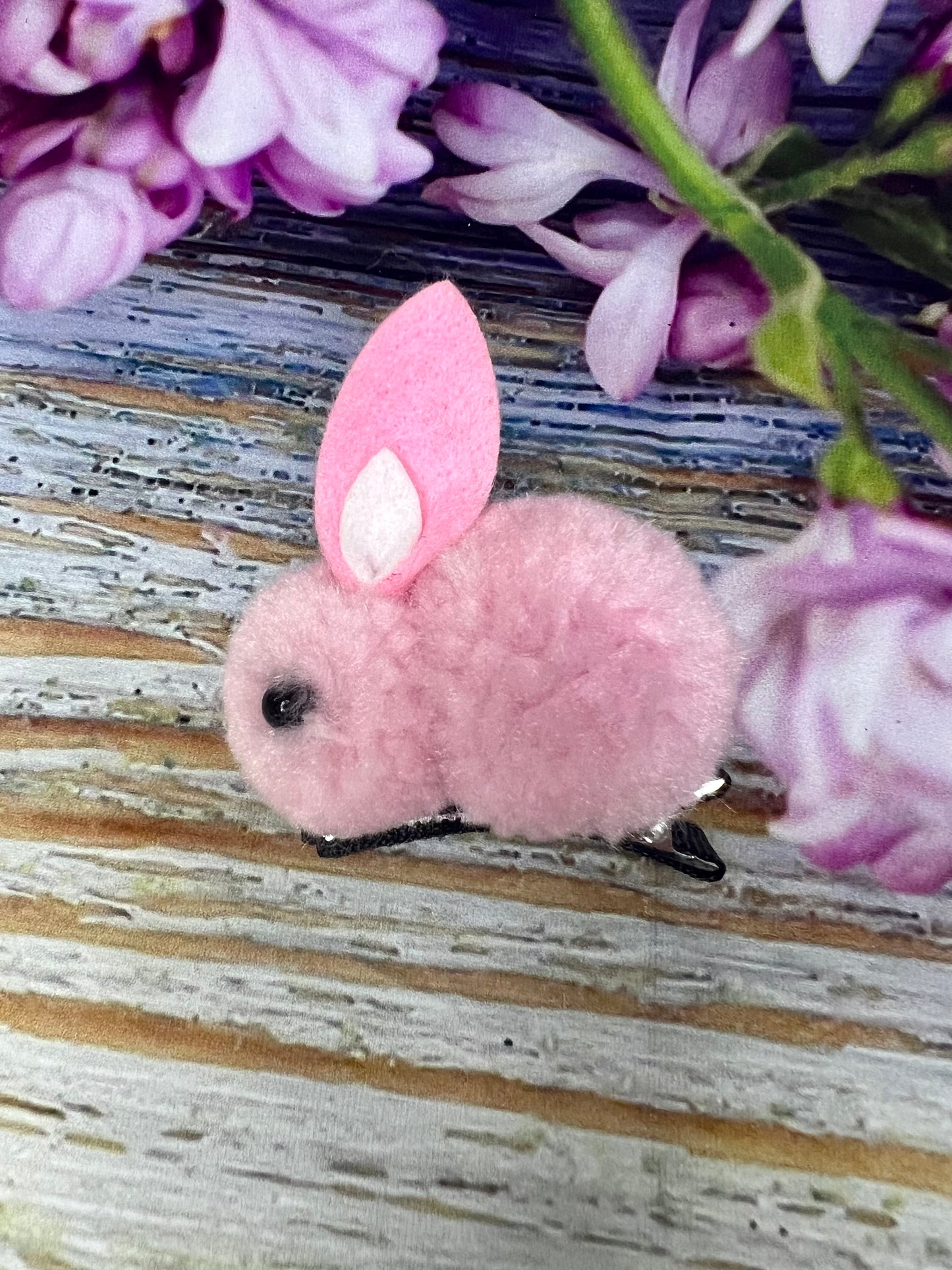 Fluffy Bunny Hair Clip