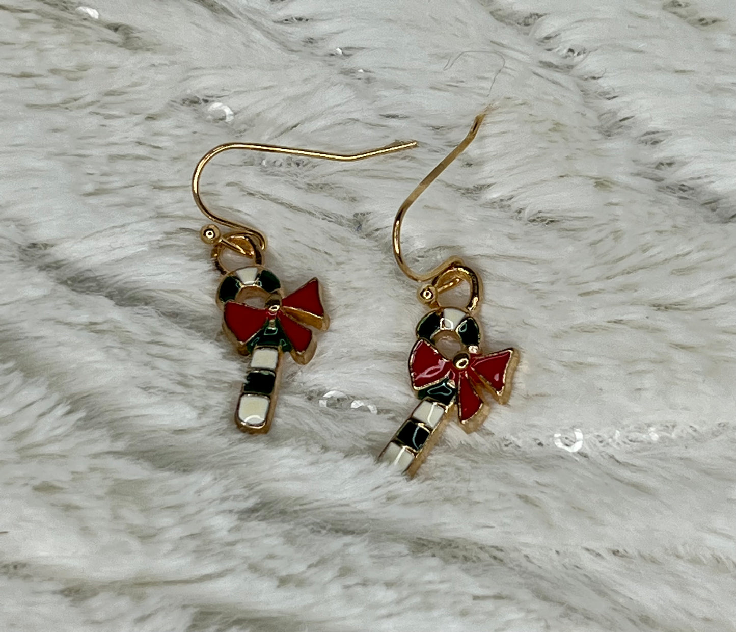 Enamel Christmas Dangle Earrings (assorted designs)
