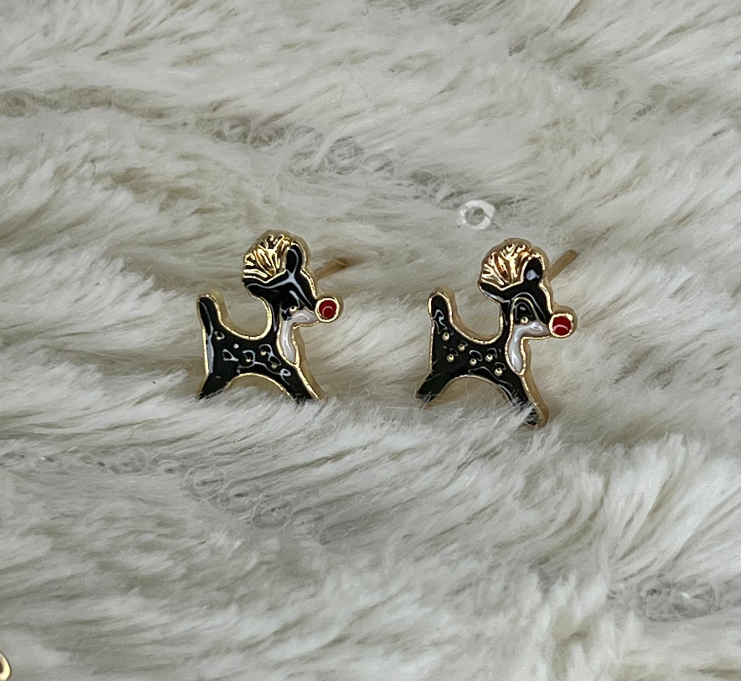 Reindeer Stud Earrings (assorted designs)