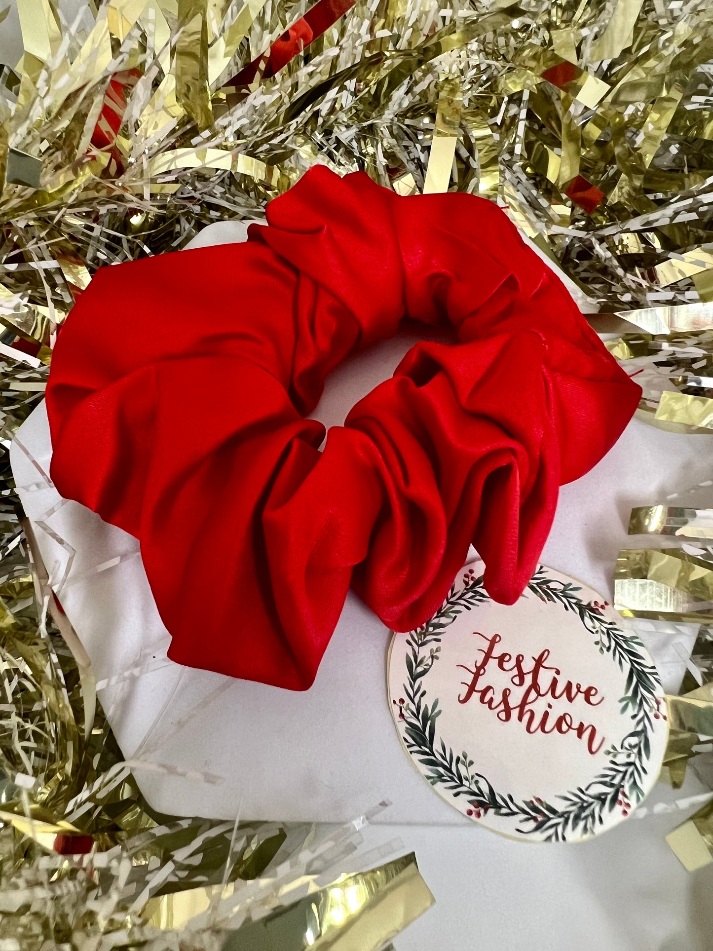 Classic Red Scrunchie