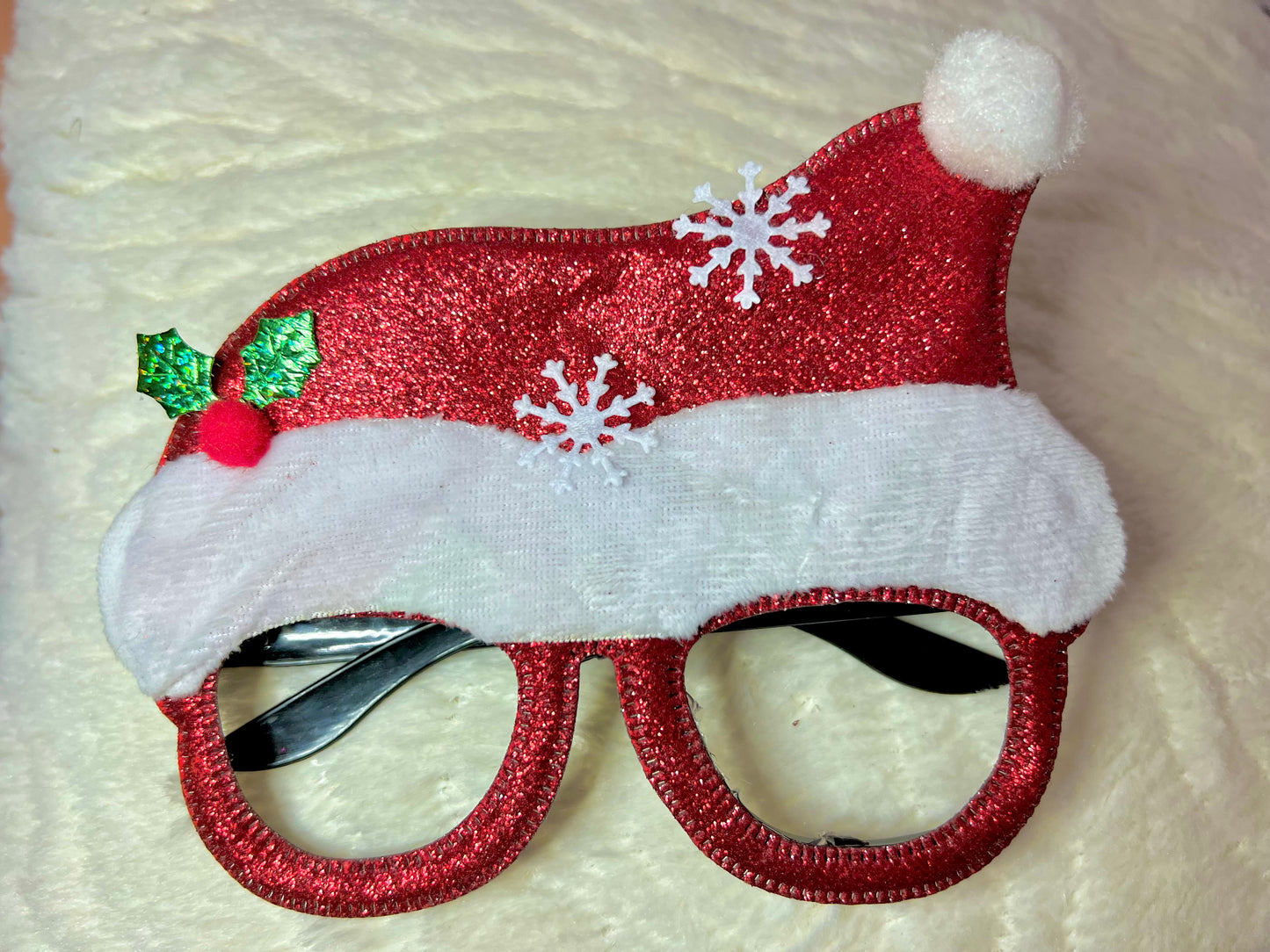 Christmas Novelty Glasses (Various Designs)