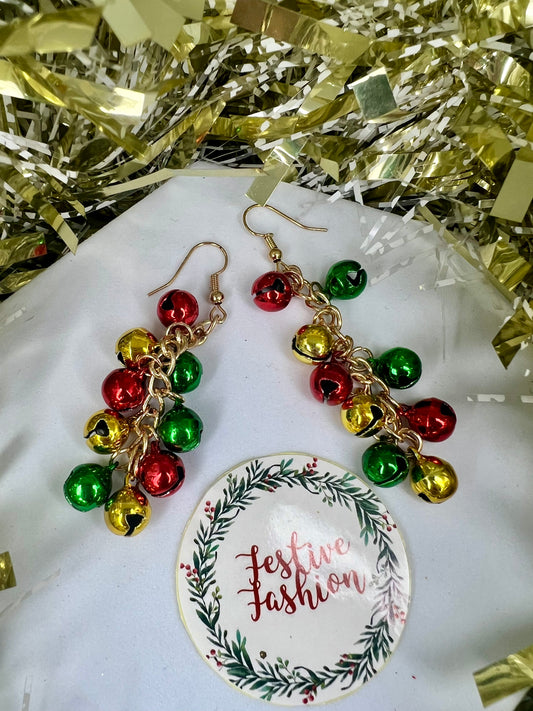 Jingle Bell Dangle Earrings