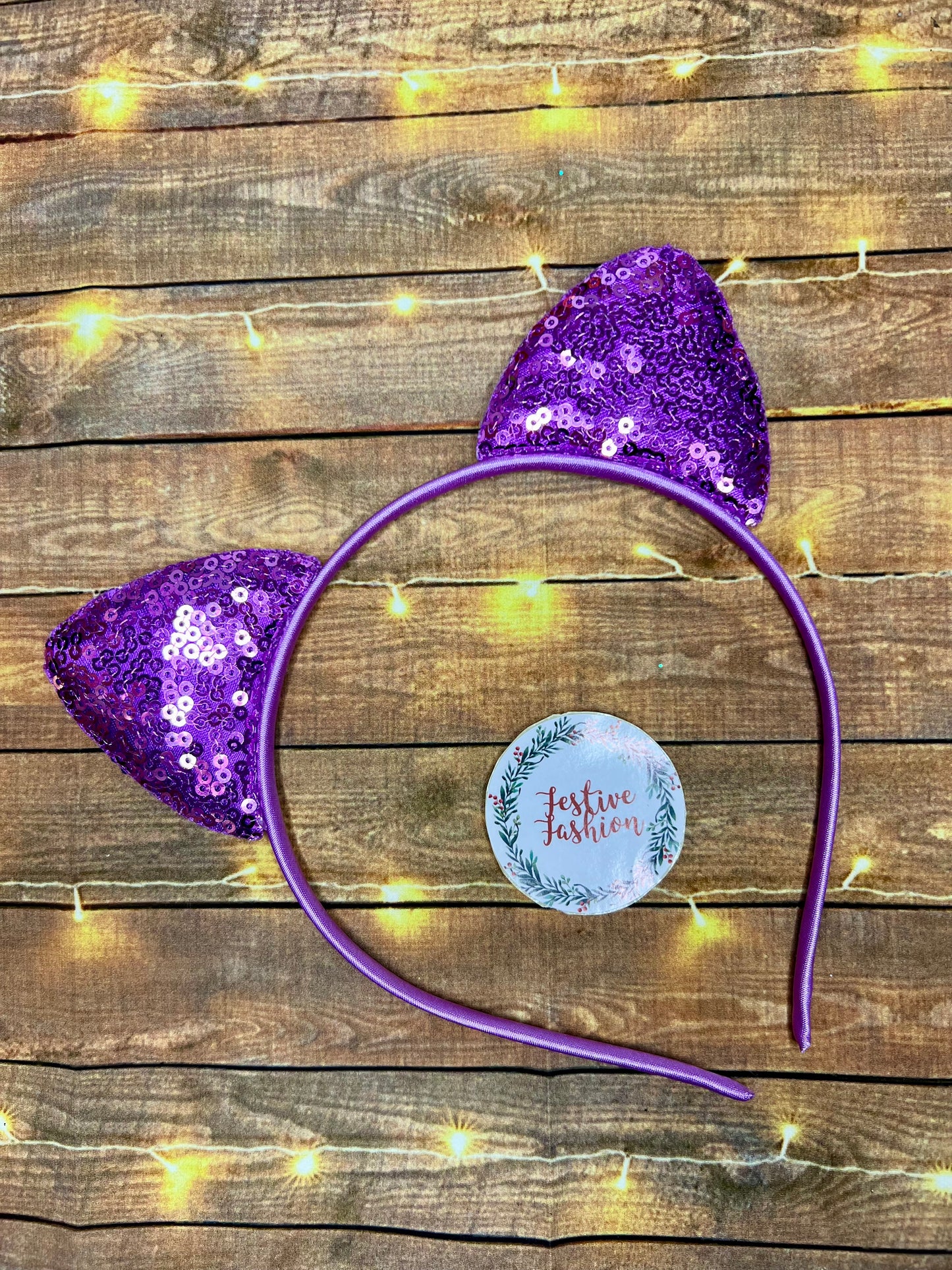 Sparkle Cat Ear Headband