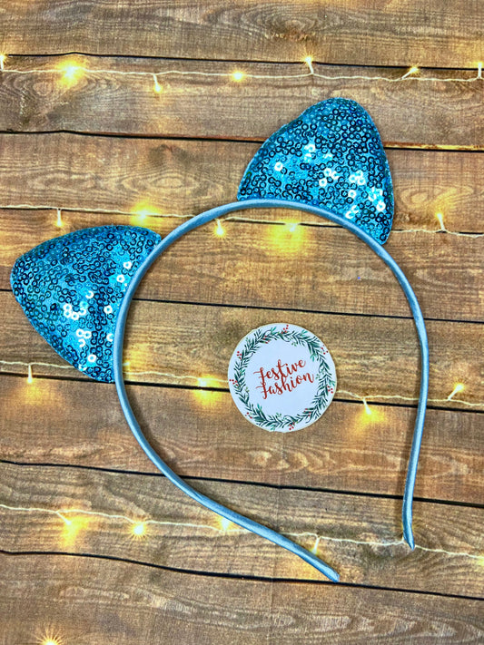 Sparkle Cat Ear Headband