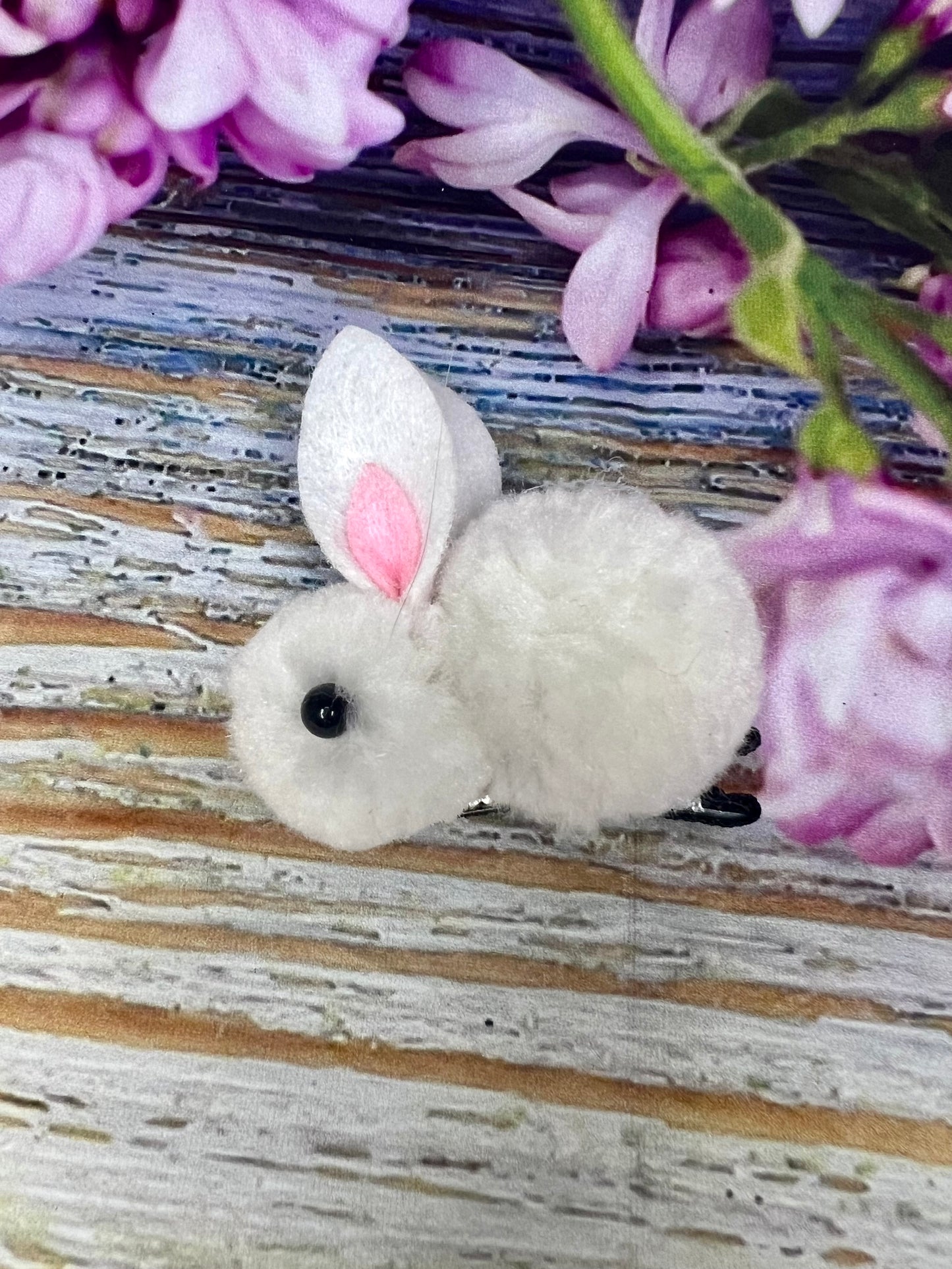 Fluffy Bunny Hair Clip