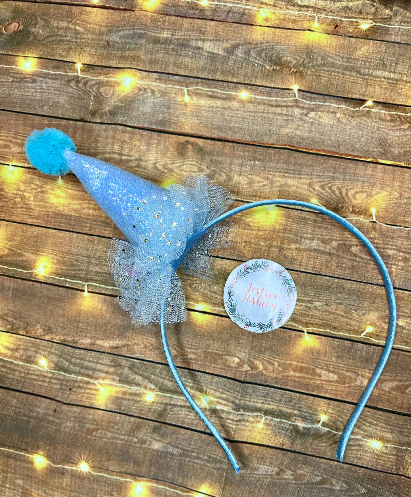 Glittery Clown Hat Headband