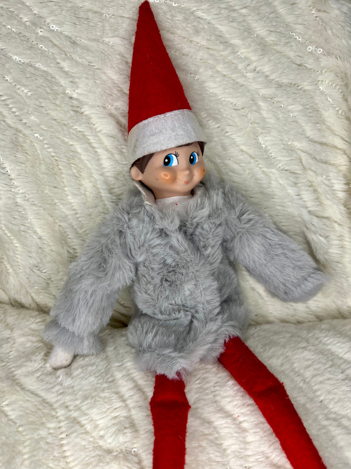 Elf on the Shelf Faux Fur Coat (Assorted Colours)