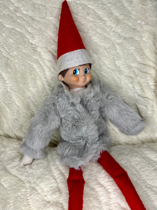 Elf on the Shelf Faux Fur Coat (Assorted Colours)