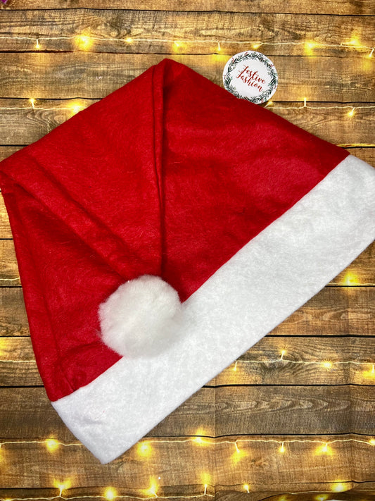 Classic Santa Hat (Adult & Child Sizes)