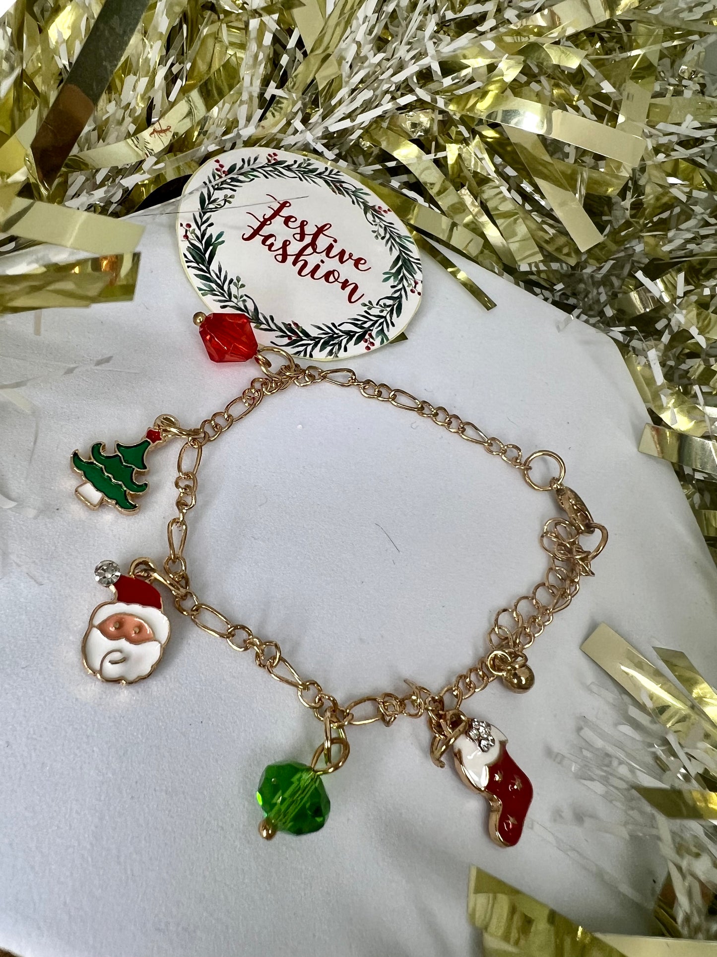 Dainty Gold Charm Bracelet (assorted designs)