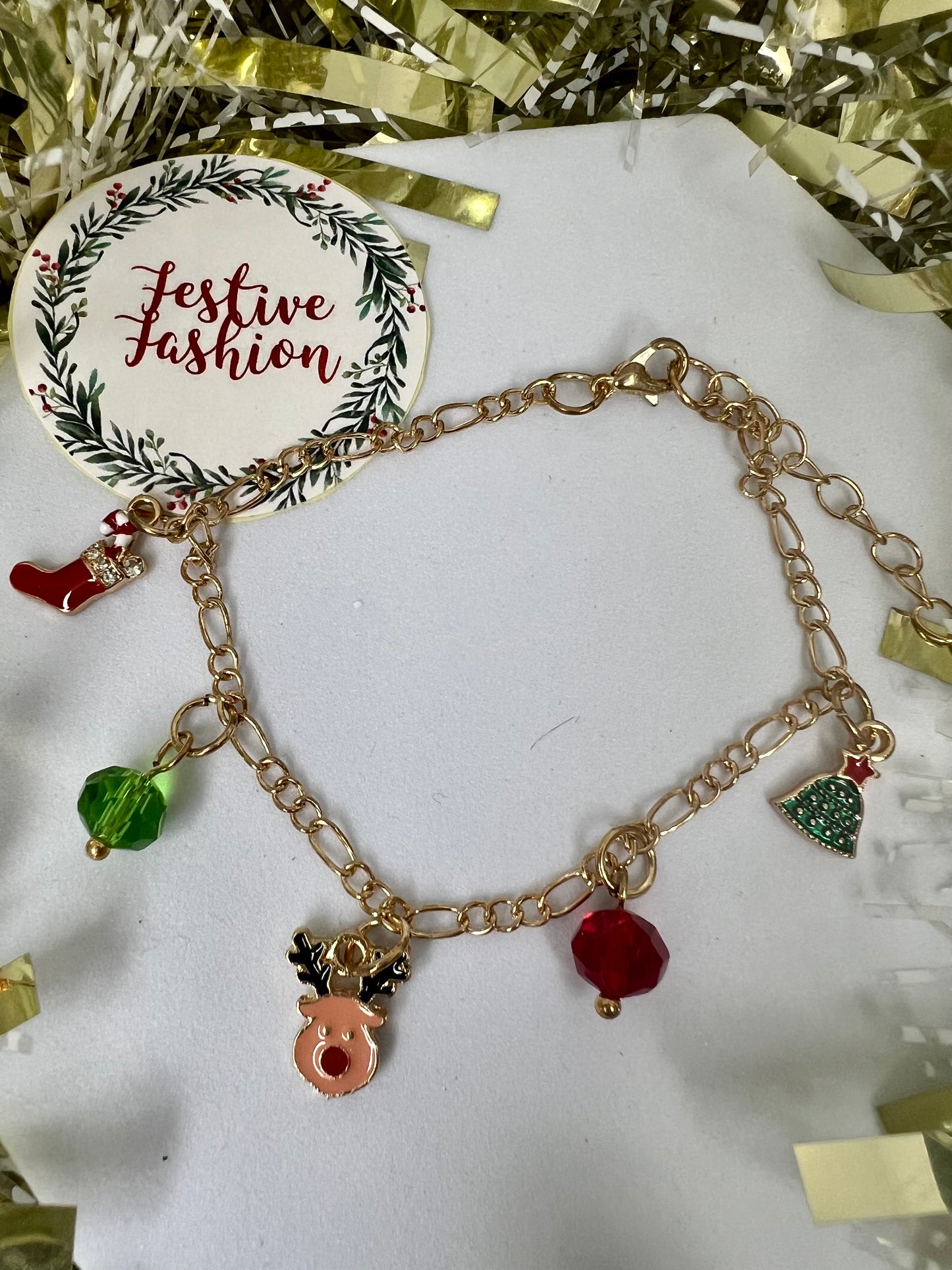 Dainty Gold Charm Bracelet (assorted designs)