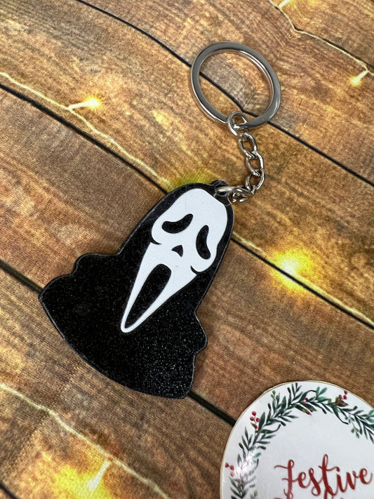 Scream Mask Keyring