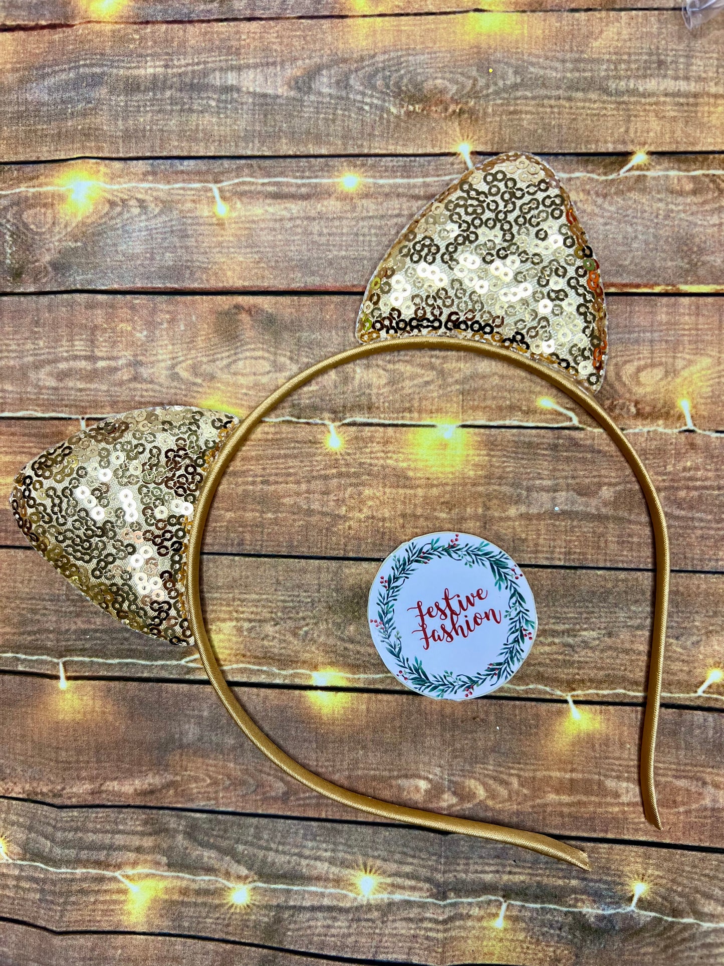 Sparkle Cat Ear Headband