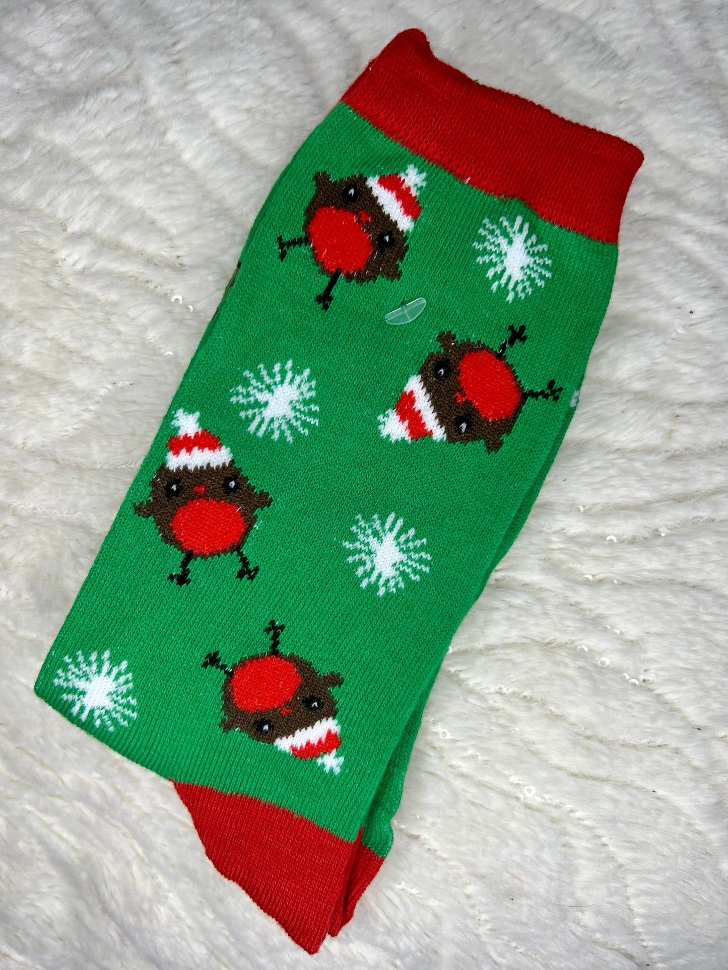 Christmas Socks – Adult Size 4–8 (Assorted Designs)
