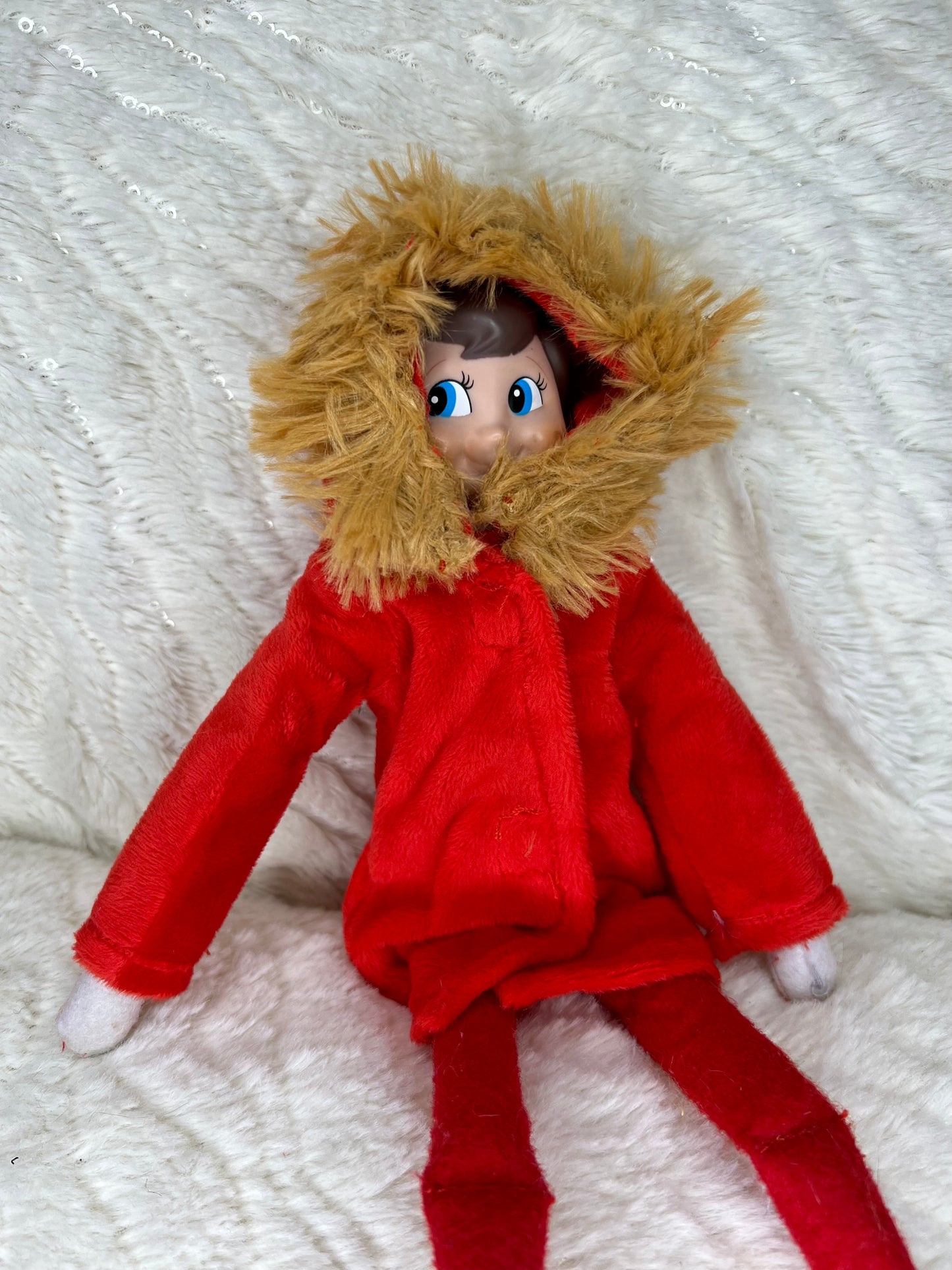 Elf on the Shelf Red Duffle Coat