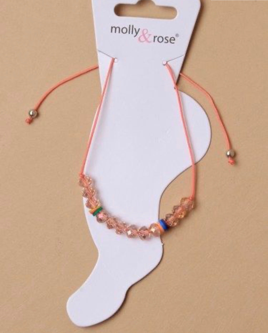 Sunshine Beaded Anklet