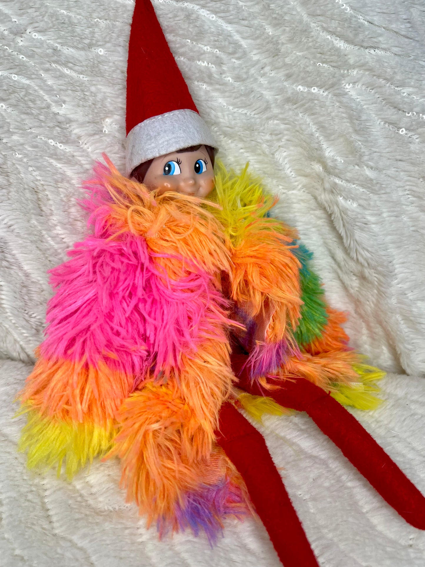 Elf on the Shelf Shaggy Fur Coat (Assorted Colours)