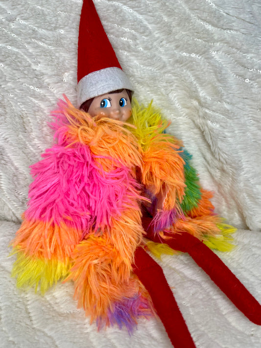 Elf on the Shelf Shaggy Fur Coat (Assorted Colours)
