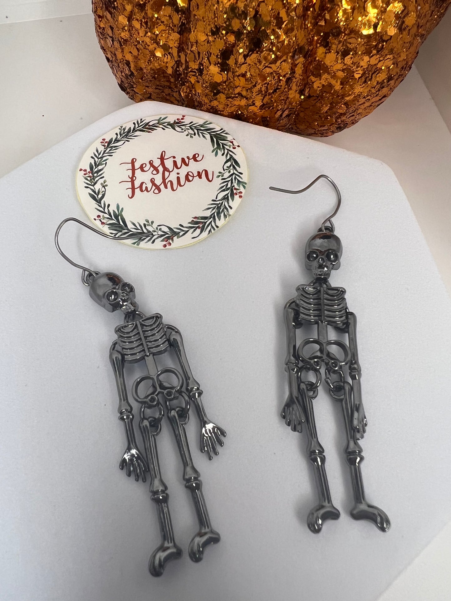 Skeleton Dangle Earrings