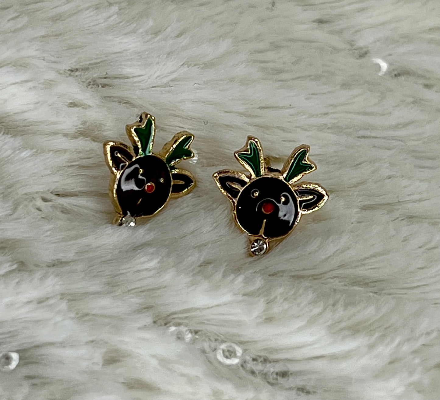 Reindeer Stud Earrings (assorted designs)