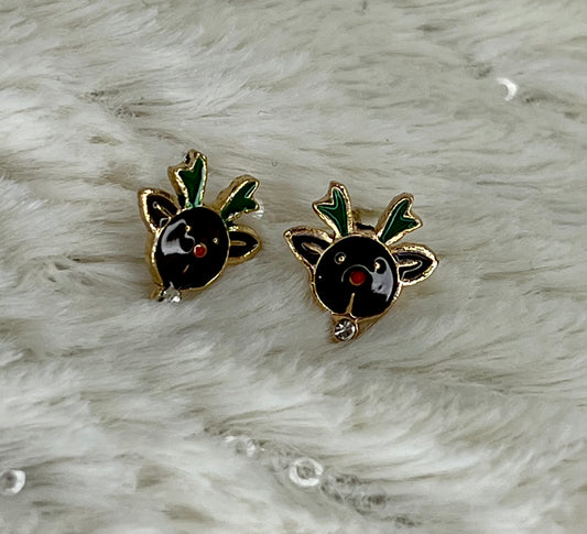 Reindeer Stud Earrings (assorted designs)